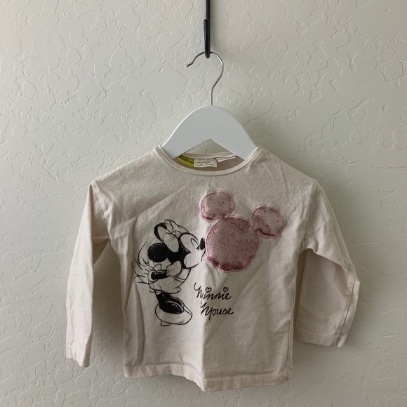 Zara Other - Zara Disney Minnie Mouse Long Sleeve Shirt